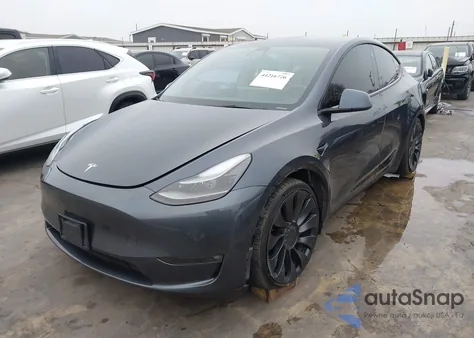 2022 Tesla Model Y Performance Dual Motor All-Wheel Drive from USA, damaged, VIN 7SAYGDEF4NF468294